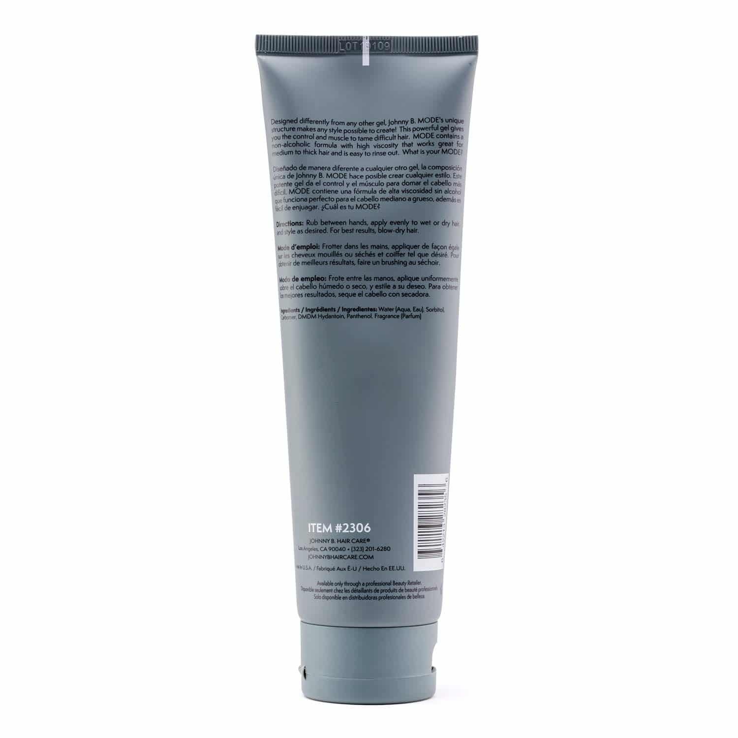 Johnny B Mode Hair Styling Gel 6.7 oz. - Image 2