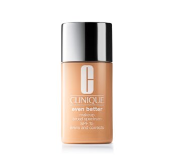Clinique Even Better Makeup Medium Coverage Foundation Broad Spectrum SPF 15 | Evens Skin Tone + Reduces Dark Circles, Buff