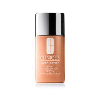 Clinique Even Better Makeup Medium Coverage Foundation Broad Spectrum SPF 15 | Evens Skin Tone + Reduces Dark Circles, Fair