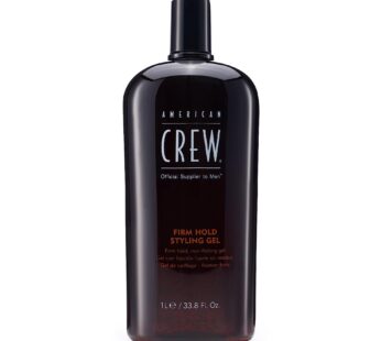 American Crew Men’s Hair Gel, Firm Hold, Non-Flaking Styling Gel, 33.8 Fl Oz