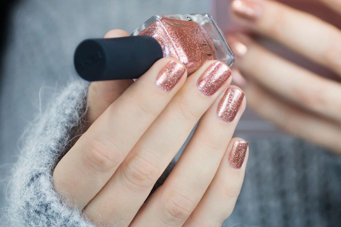 ILNP Copper Top - Copper Holographic Metallic Nail Polish - Image 7