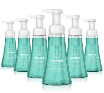 Method Foaming Hand Soap, Waterfall, Paraben and Phthalate Free, Biodegradable Formula, 10 fl oz (Pack of 6)