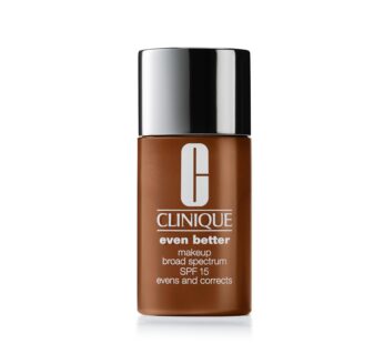 Clinique Even Better Makeup Medium Coverage Foundation Broad Spectrum SPF 15| Evens Skin Tone + Reduces Dark Circles, Clove
