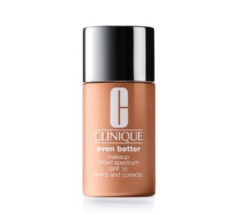 Clinique Even Better Makeup Medium Coverage Foundation Broad Spectrum SPF 15 | Evens Skin Tone + Reduces Dark Circles, Nutty