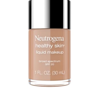 Neutrogena Healthy Skin Liquid Makeup Foundation, Broad Spectrum SPF 20 Sunscreen, Lightweight & Flawless Coverage Foundation with Antioxidant Vitamin E & Feverfew, 135 Chestnut, 1 fl. oz
