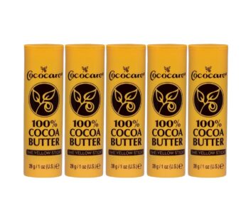 Cococare Coco Cocoa Butter Stick, Stock 100% (1 oz, 5 ct)