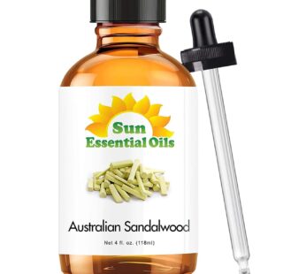 Sun Essential Oils 4oz – Sandalwood Essential Oil – 4 Fluid Ounces – Sandalwood Oil