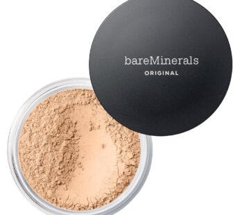 bareMinerals Original Loose Powder Foundation SPF 15, Lightweight Mineral Loose Powder Foundation Makeup, Buildable Coverage, Talc Free, Vegan (Light Beige 09)