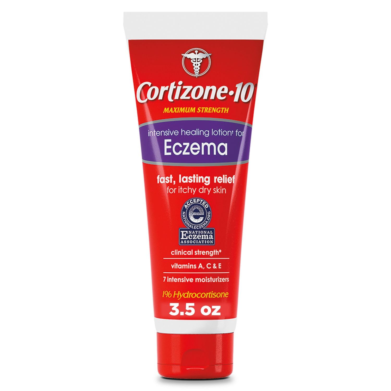 Cortizone 10 Maximum Strength Intensive Healing Lotion for Eczema, 1% Hydrocortisone, 3.5 oz. - Image 2
