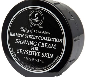 Taylor of Old Bond Street Jermyn Street Luxury Shaving Cream for Sensitive Skin, 5.3-Ounce 01014