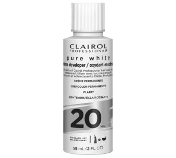 Clairol Professional Pure White 20 volume Cr?me Developer, 2 oz