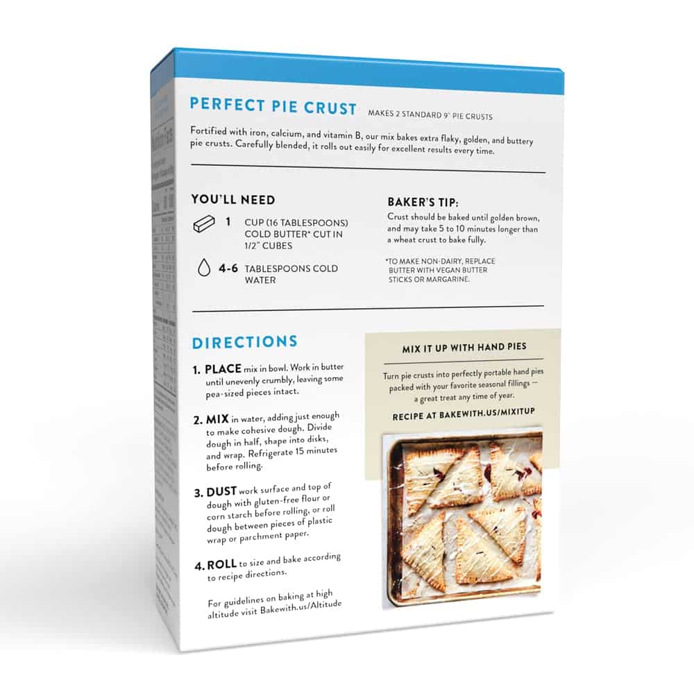 King Arthur Flour Gluten Free Pie Crust Mix, Packaging May Vary, 14 Oz - Image 3