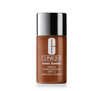 Clinique Even Better Makeup Medium Coverage Foundation Broad Spectrum SPF 15 | Evens Skin Tone + Reduces Dark Circles, Sienna