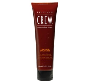 American Crew Men’s Hair Gel, Firm Hold, Non-Flaking Styling Gel, 3.3 Fl Oz