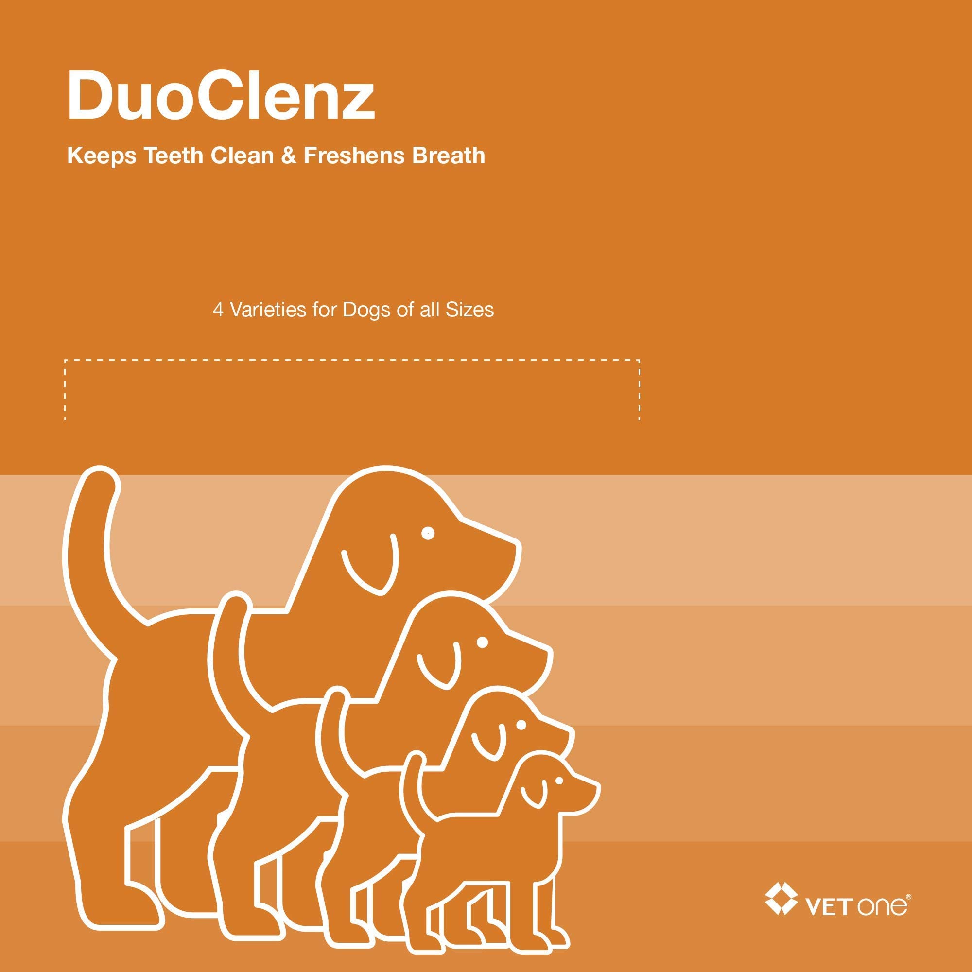vetone DuoClenz Enzyme Coated Dental Chews for Medium Size Dogs 30 Count - Image 4