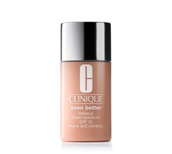 Clinique Even Better Makeup Medium Coverage Foundation Broad Spectrum SPF 15 | Evens Skin Tone + Reduces Dark Circles, Ivory