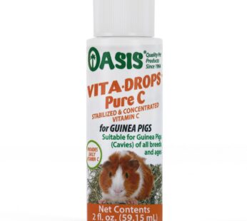 OASIS #80254 Vita Drops-Pure C for Guinea Pig, 2-Ounce, Packaging may vary