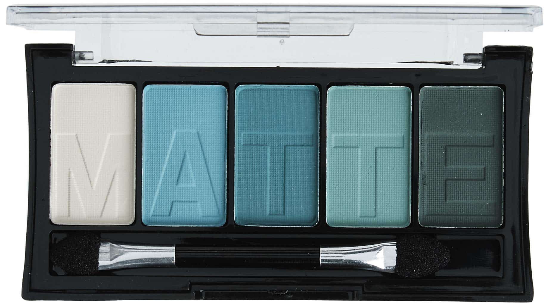 L.A. Colors 5 Color Matte Eyeshadow, Teal Argyle, 0.25 Oz - Image 2
