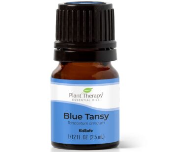 Plant Therapy Blue Tansy Essential Oil 100% Pure, Undiluted, Natural Aromatherapy, Therapeutic Grade 2.5 mL (1/12 oz)