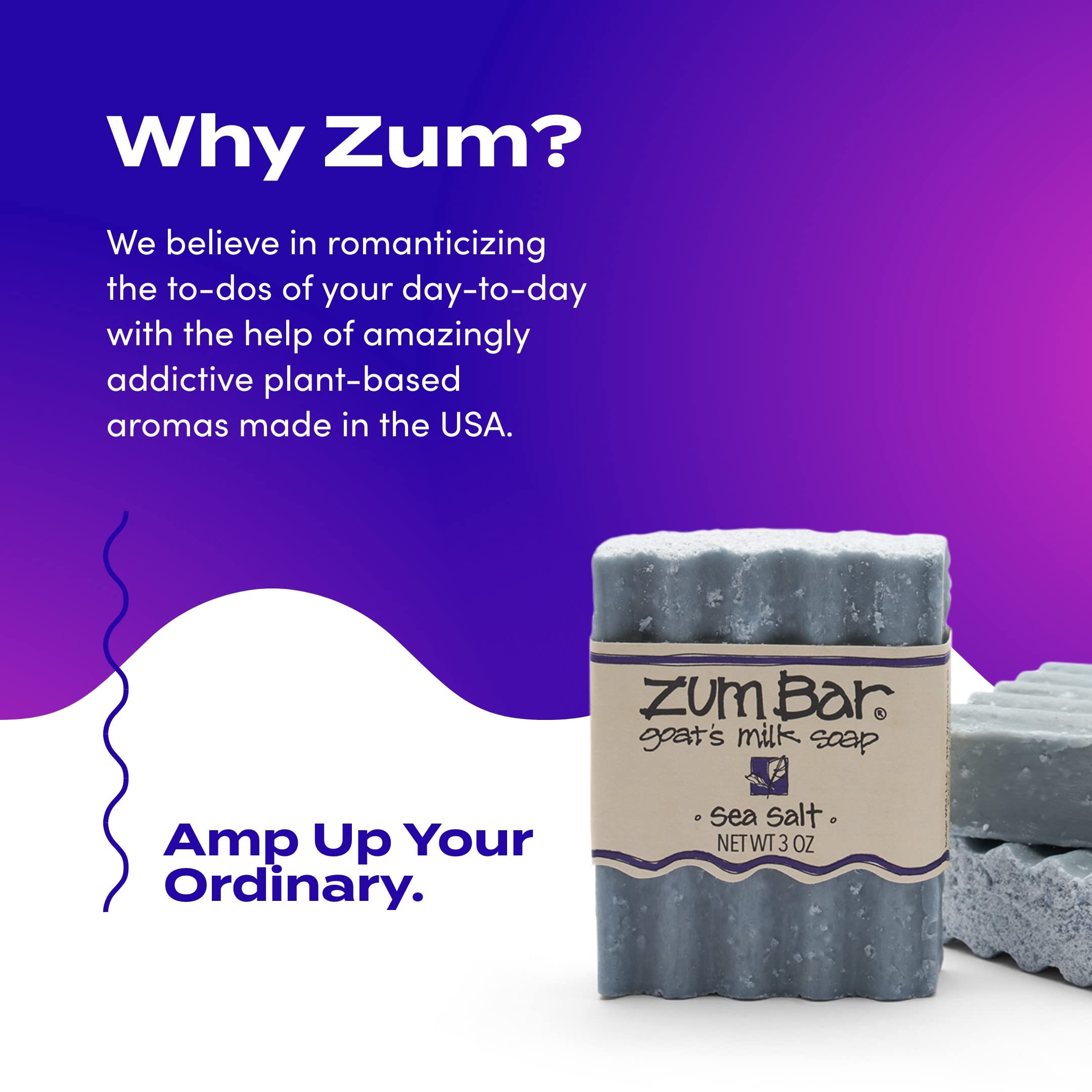 Zum Bar Goat's Milk Soap - Sea Salt - 3 oz (3 Pack) - Image 6