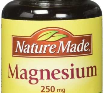 NATURE MADE Magnesium, 250 mg, Tablets, 100 ct