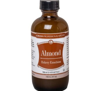 LorAnn Oils Almond Bakery Emulsion, 4 ounce bottle