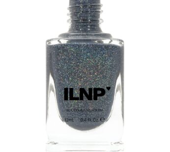 ILNP Industrial Park – Neutral Denim Blue Holographic Sheer Jelly Nail Polish