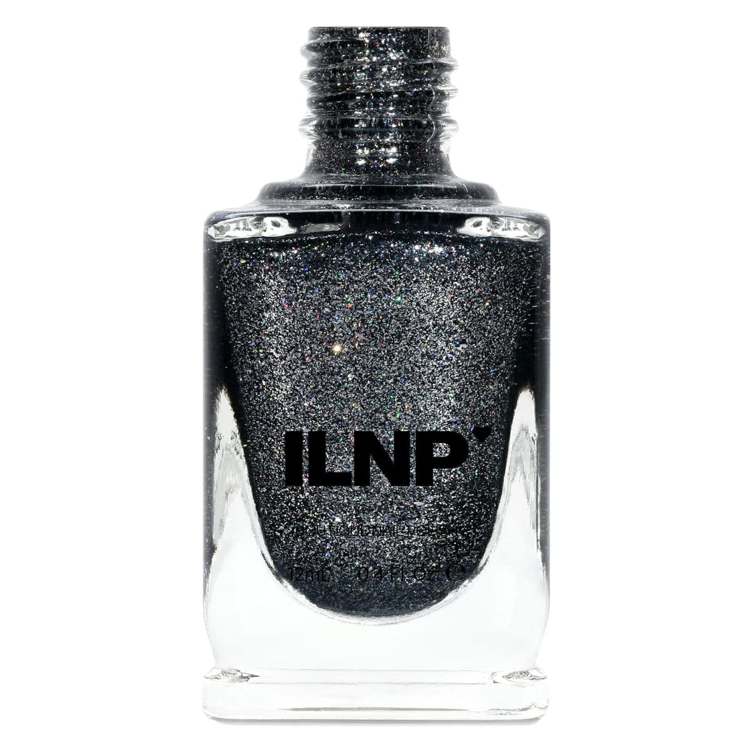 ILNP Private Reserve - Black Holographic Metallic Nail Polish