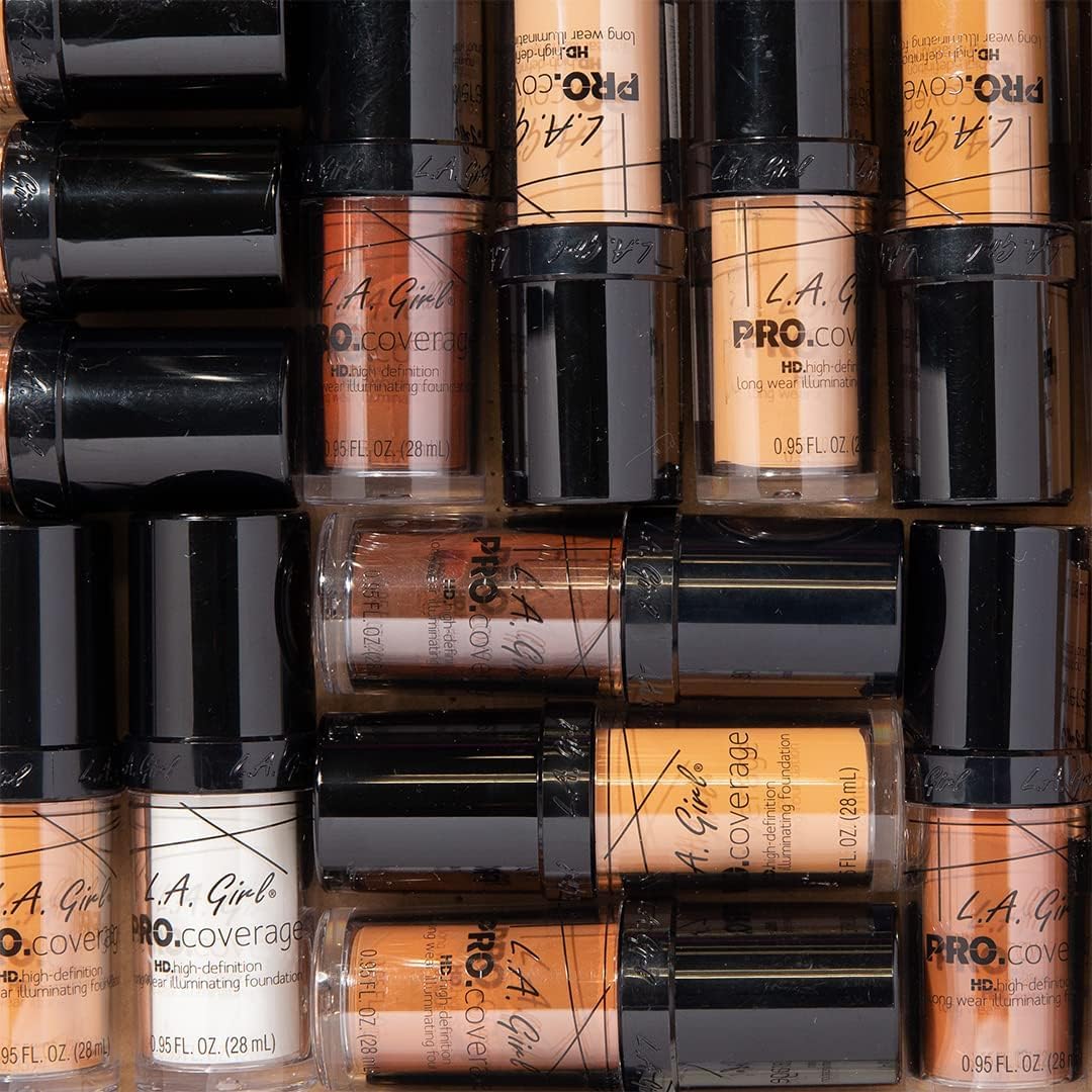 L.A. Girl Pro Coverage Liquid Foundation, Soft Honey, 0.95 Fl Oz - Image 7