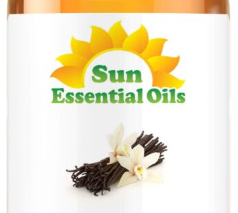 Sun Essential Oils 8oz – Vanilla Essential Oil – 8 Fluid Ounces – Vanilla Oil – Aromatherapy Diffuser Oils Vanilla – Aromatherapy Oils