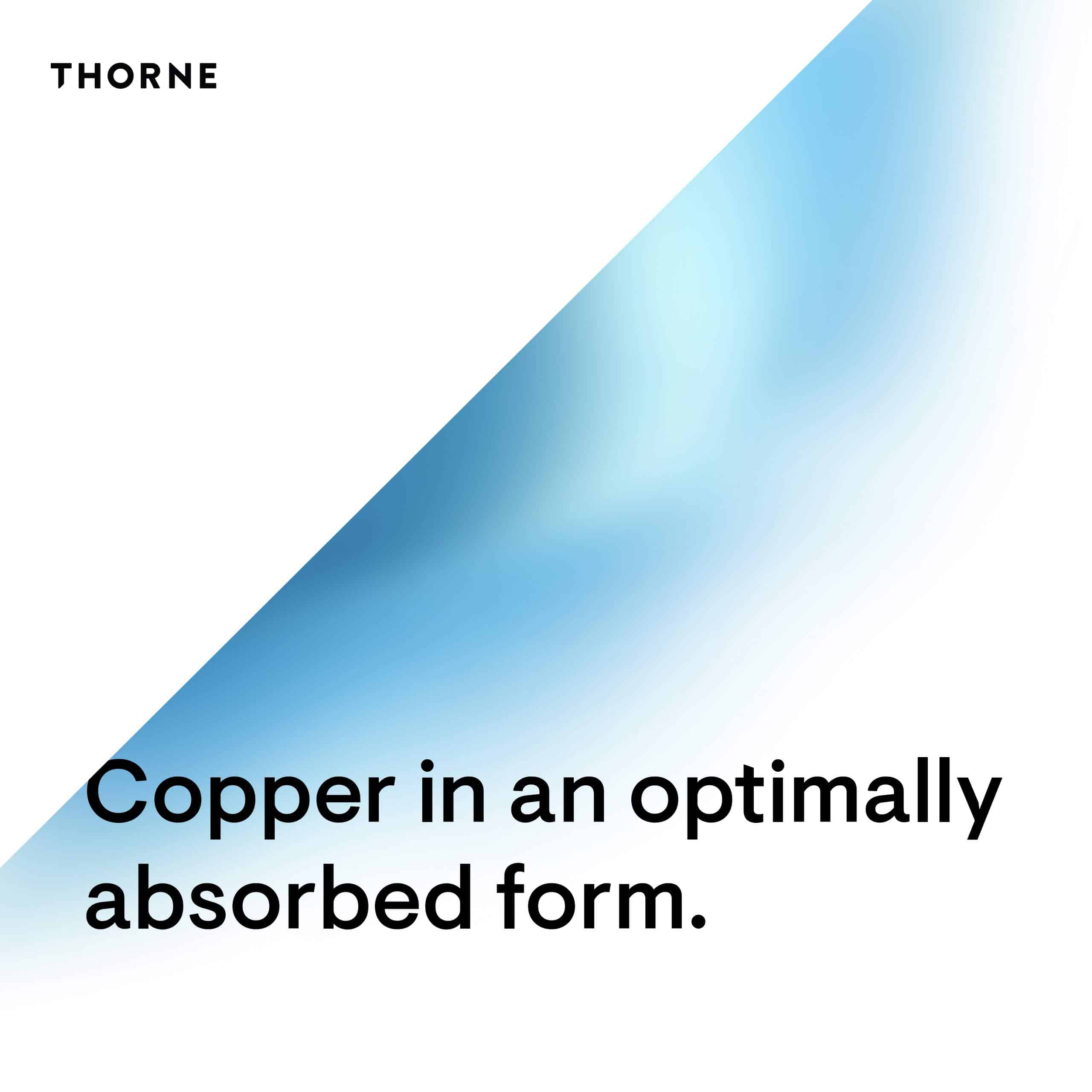 Thorne Copper Bisglycinate - Well-Absorbed Trace Mineral Supplement - 60 Capsules - Image 5