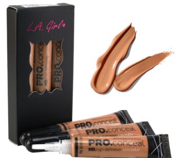 LA Girl HD Pro Conceal High Definition Concealer (Toffee) (pack of 3)