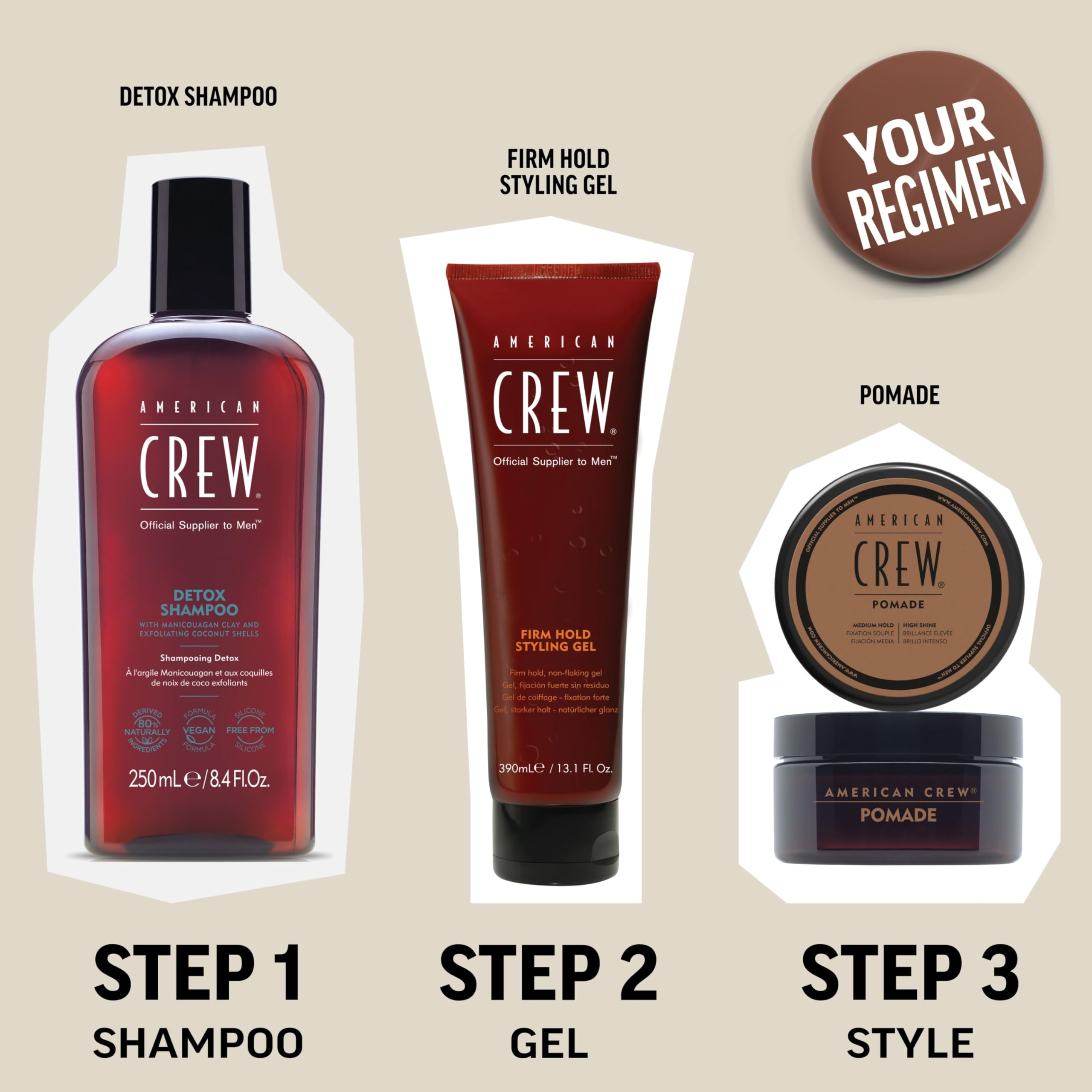 American Crew Men's Hair Spray, Variable Hold Grooming Spray, 8.45 Fl Oz - Image 6