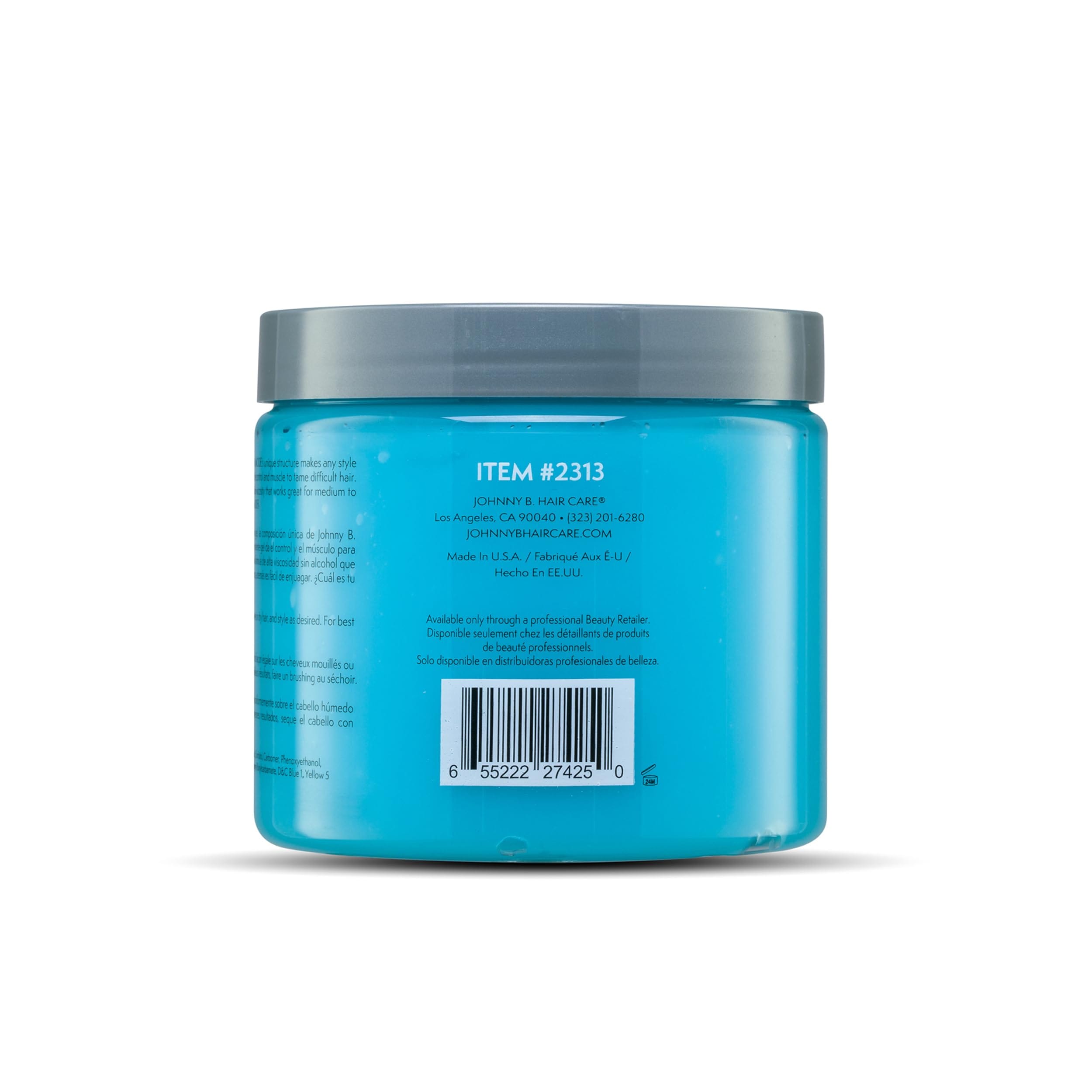 JOHNNY B. Mode Hair Styling Gel for Men, Alcohol-Free, Water Soluble 16 oz. - Image 5