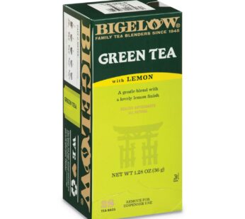 Bigelow Green Tea With Lemon, Lemon, 0.34 Lbs, 28/box