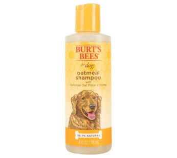 Burt’s Bees for Pets Naturally Derived Oatmeal Shampoo with Colloidal Oat Flour and Honey – Oatmeal Dog Shampoo to Soothe and Cleanse Dogs Skin and Coats, 4 Fl Oz