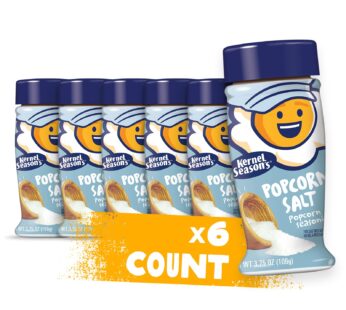 Kernel Season?s Popcorn Seasoning, Salt, 3.75 Ounce (Pack of 6)
