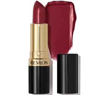 Revlon Lipstick, Super Lustrous Lipstick, Creamy Formula For Soft, Fuller-Looking Lips, Moisturized Feel in Berries, Raisin Rage (630) 0.15 oz