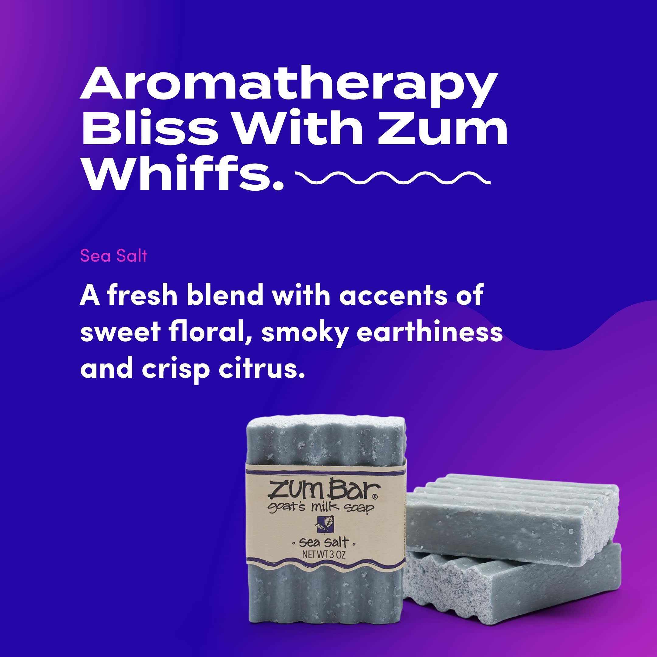 Zum Bar Goat's Milk Soap - Sea Salt - 3 oz (3 Pack) - Image 3