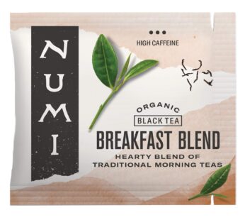 Numi Organic Breakfast Blend Tea, 100 Tea Bags, Assam, Ceylon & Darjeeling Black Teas, Caffeinated