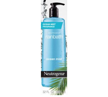 Neutrogena Rainbath Body Wash, Refreshing, Moisturizing Daily Body Cleanser and Shaving Gel with Clean Rinsing Lather, Ocean Mist Scent, 32 fl. oz