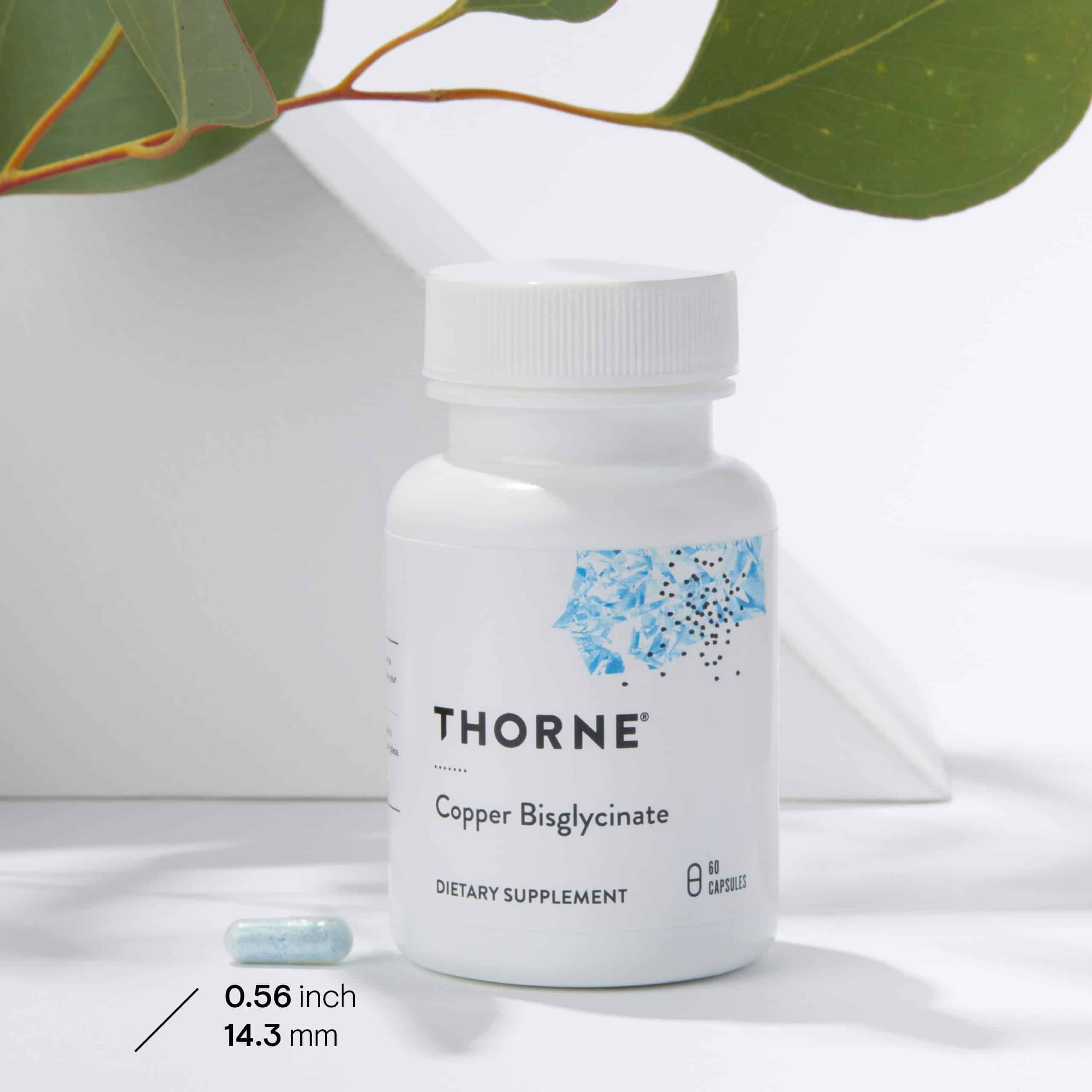 Thorne Copper Bisglycinate - Well-Absorbed Trace Mineral Supplement - 60 Capsules - Image 3