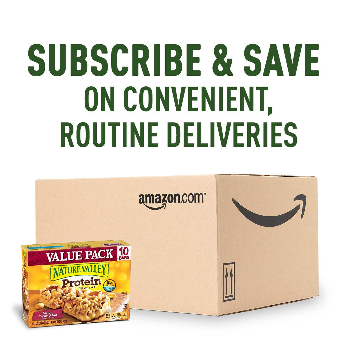 Nature Valley Chewy Protein Granola Bars, Salted Caramel Nut, 5 Bars, 7.1 OZ - Image 6