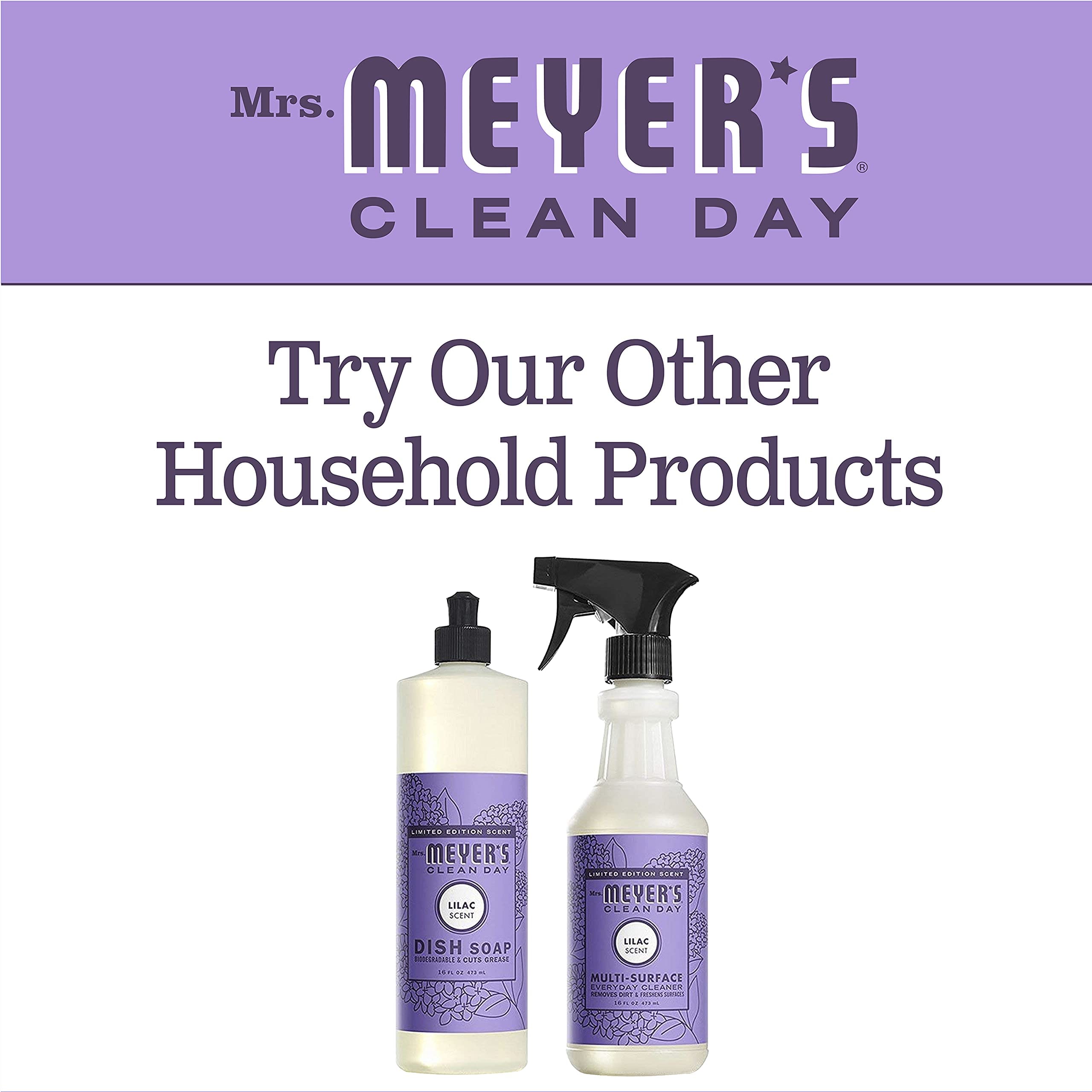 MRS. MEYER'S CLEAN DAY Liquid Dish Soap, Biodegradable Formula, Lilac, 16 fl. oz - Image 7