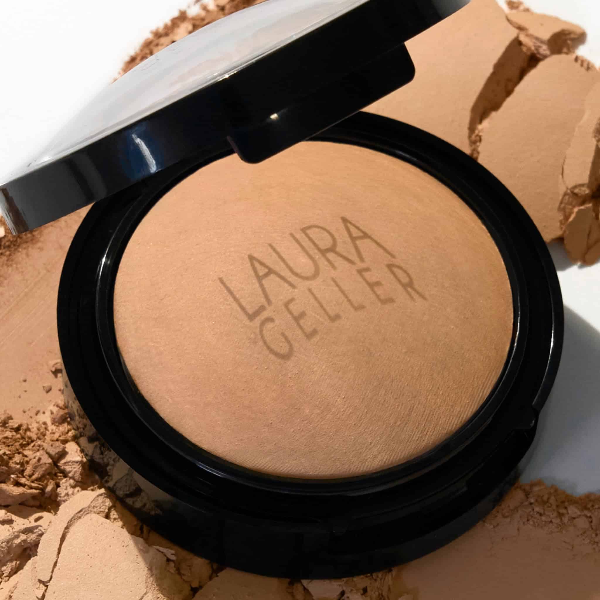 LAURA GELLER NEW YORK Baked Double Take Powder Foundation - Deep - Buildable Medium to Full Coverage - Matte Finish - Image 9