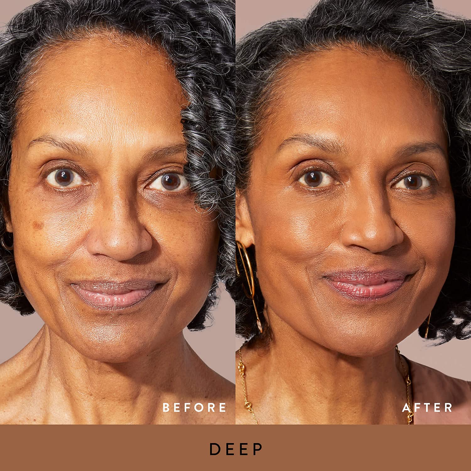 LAURA GELLER NEW YORK Baked Double Take Powder Foundation - Deep - Buildable Medium to Full Coverage - Matte Finish - Image 2