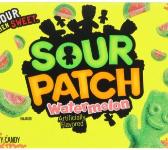 Sour Patch Kids Candy Watermelon, 3.5-Ounce Box(Pack of 12)(Packaging May Vary)