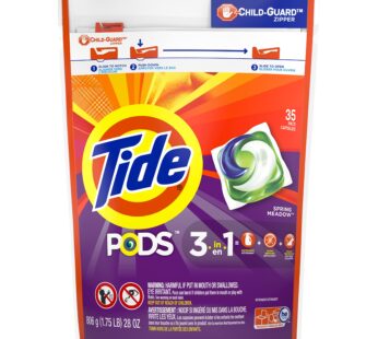 Tide Pods Laundry Detergent, Spring Meadow, 35 Count