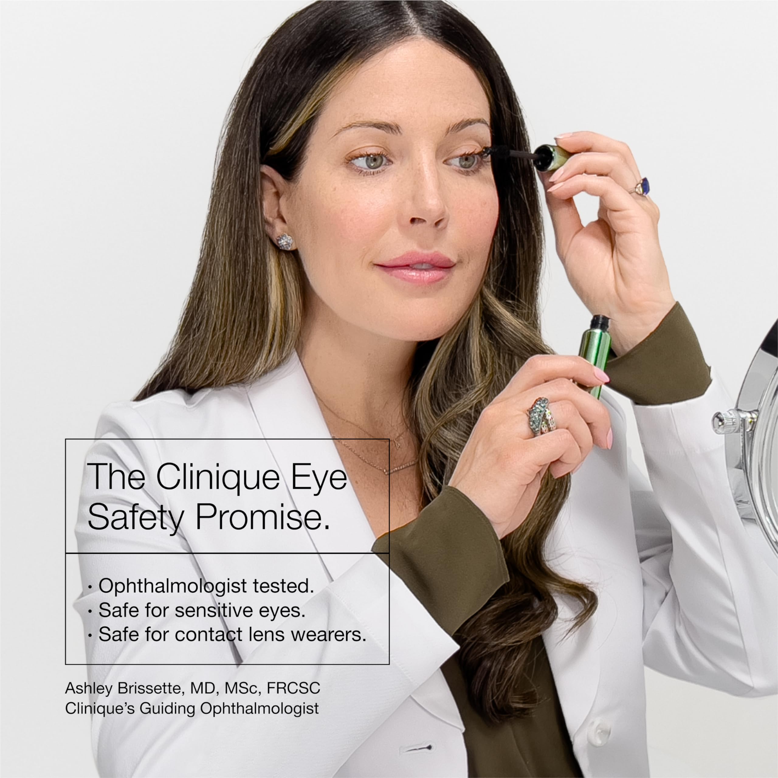 Clinique Touch Base For Eyes Cream Eye Shadow and Primer, Nude Rose - Image 5