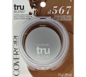 Covergirl TruBlend Pressed Blendable Powder, Translucent Sable, 0.39 Oz (Packaging May Vary)